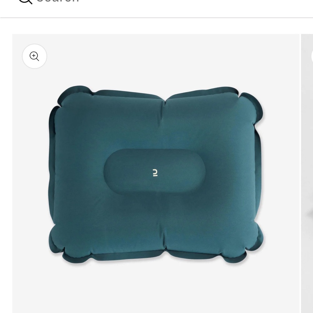 Quechua Teal Inflatable Pillow